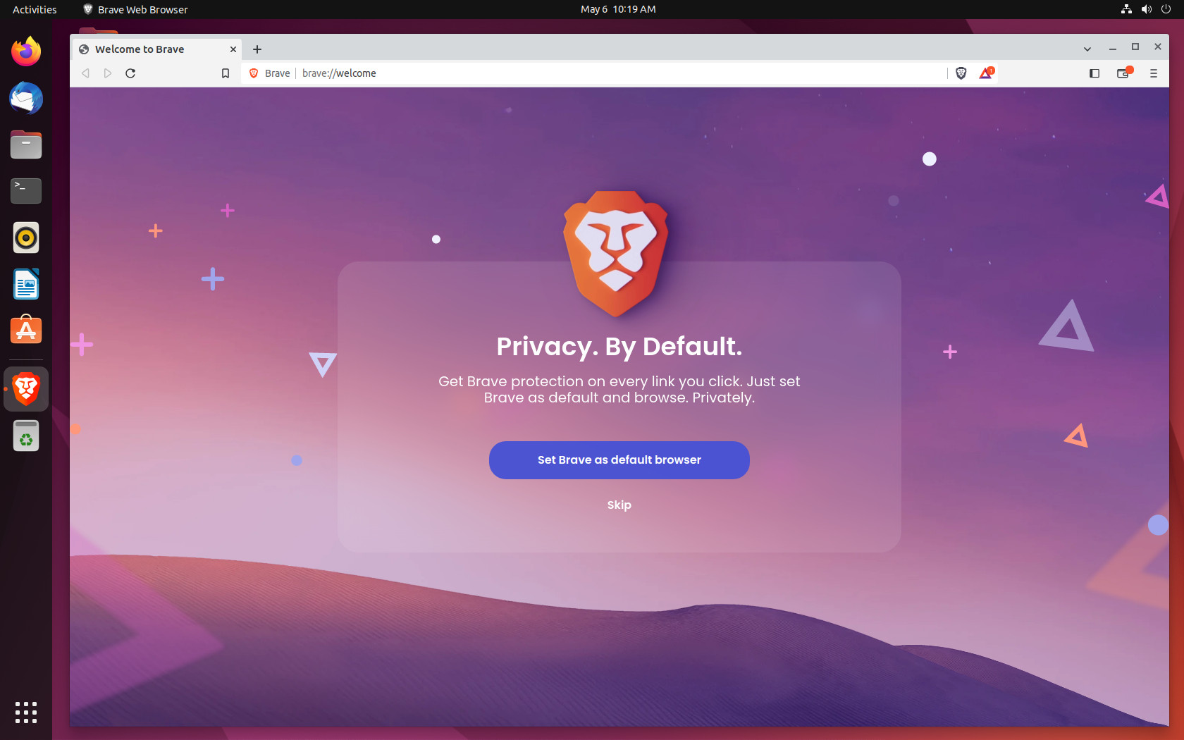 An overview of Brave Browser interface
