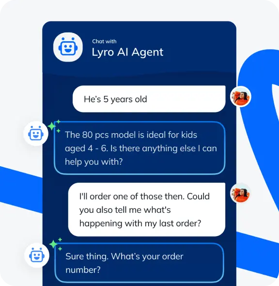 AI chatbot interface example